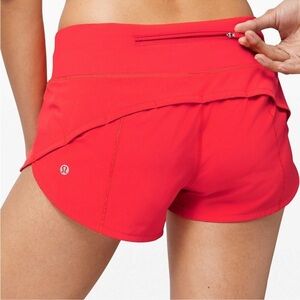 lululemon athletica Women's Red Athletic Shorts